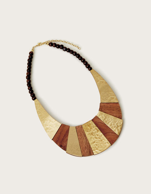 Statement Wooden Collar...