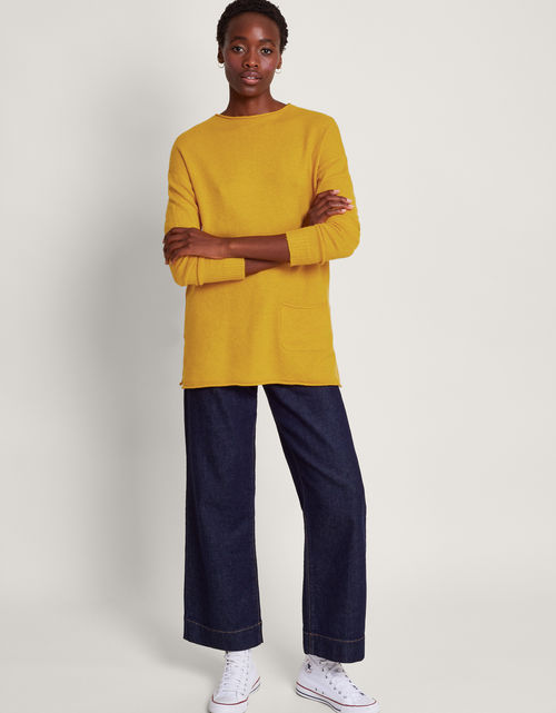 Pia Pocket Jumper Yellow