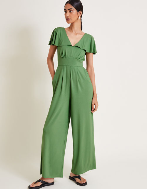 Ronda Ruffle Jersey Jumpsuit...