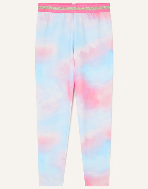 Tie Dye Leggings Blue