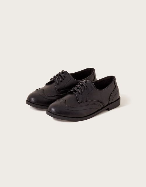 Boys Brogue Shoes Black