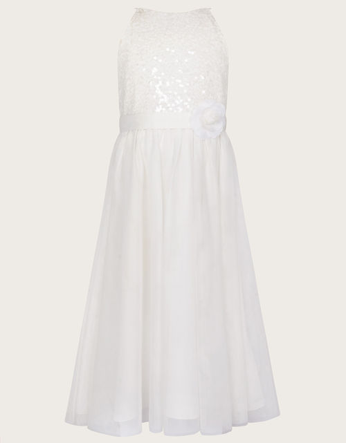 Truth Sequin Maxi Dress Ivory