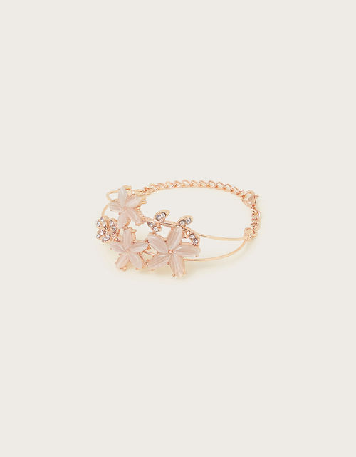 Jewel Flower Cuff Bracelet