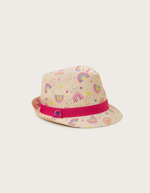 Rainbow Trilby Hat Multi