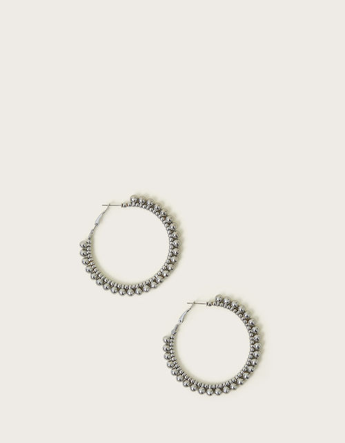 Beaded Hoop Earrings