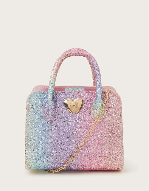 Rainbow Glitter Tote Bag