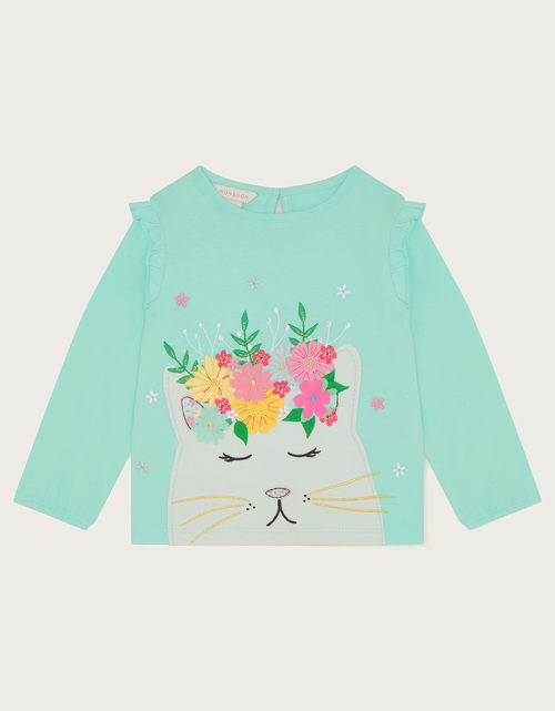 Baby Floral Cat Long Sleeve...