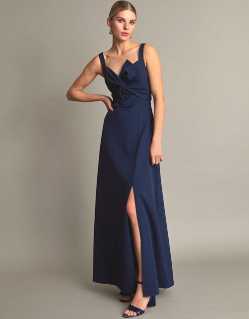 Molly Twist Maxi Dress Blue