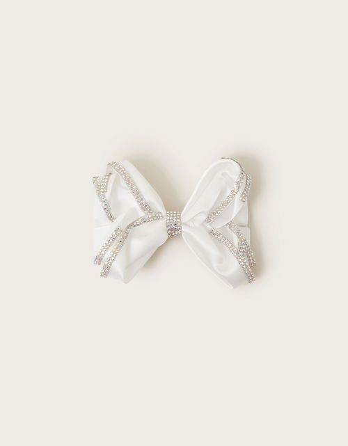 Satin Sparkly Hair Bow