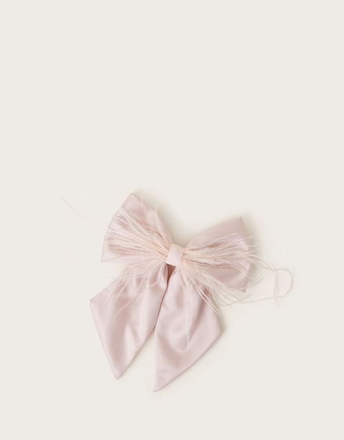 Fluffy Satin Hair Bow