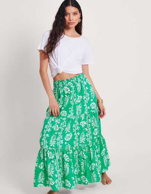 Lani Maxi Skirt Green