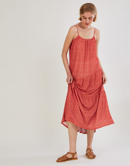 Stripe Maxi Jersey Dress...