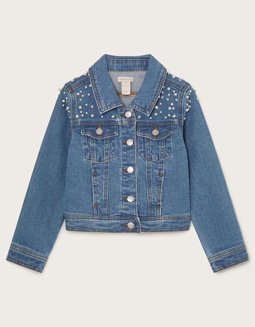 Pearl Denim Jacket Blue