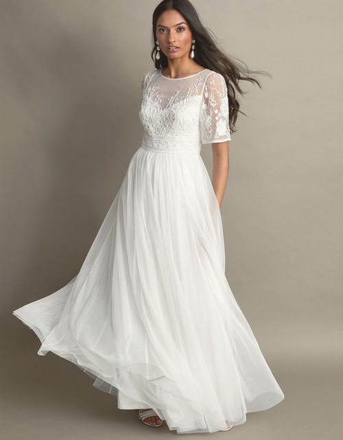 Ali Embroidered Bridal Dress...