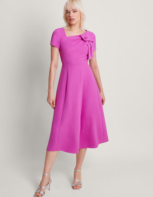 Poppy Flared Dress Pink