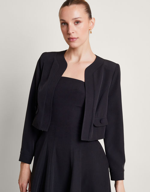 Briar Cropped Jacket Black