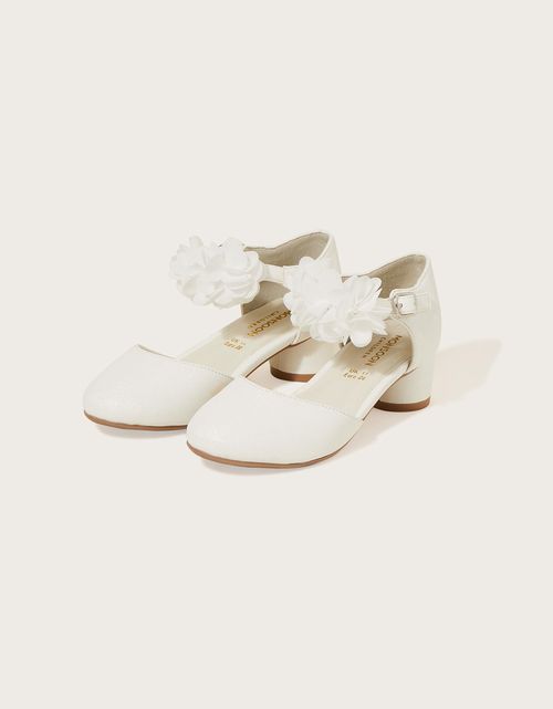 Corsage Two-Part Heels Ivory