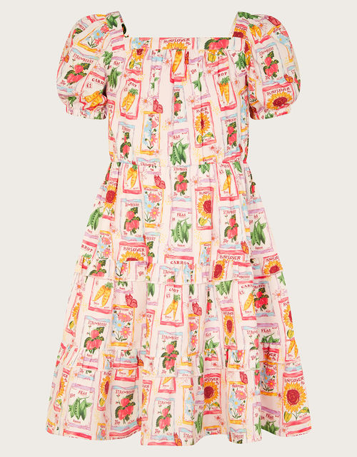 Garden Print Dress Pink