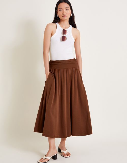 Jourdana Jersey Midi Skirt...