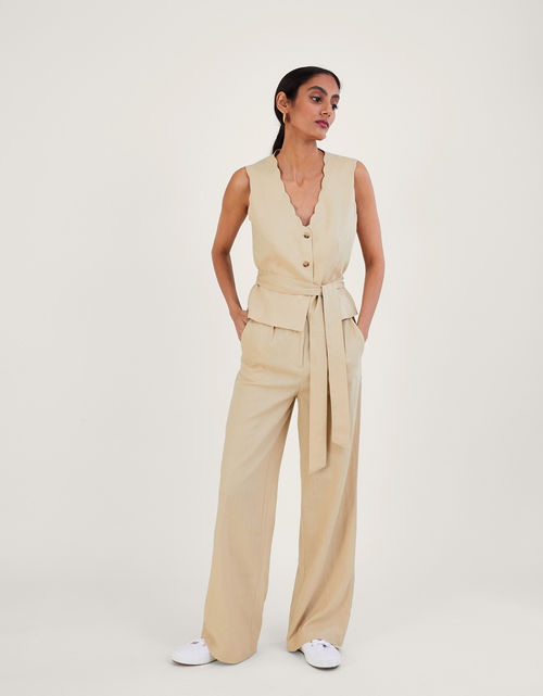 Jenny Trousers in Linen Blend...