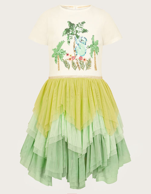 Disco Koala Dress Green