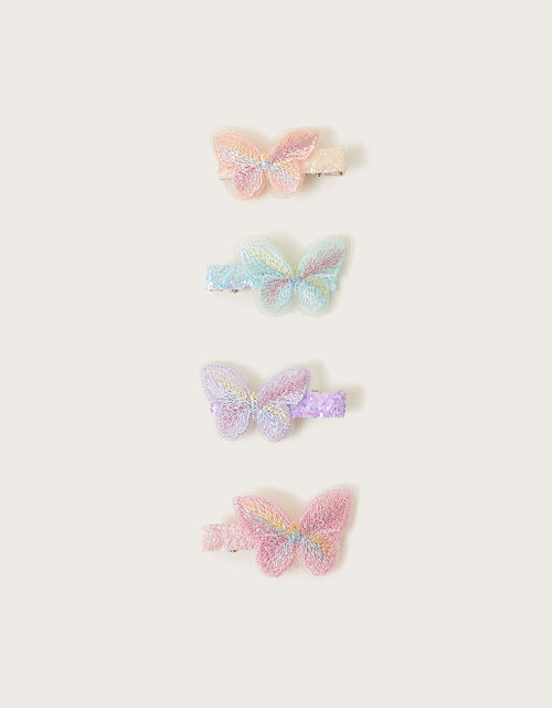 4-Pack Ombre Butterfly Clips