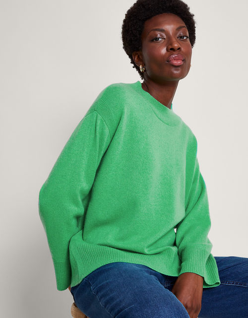 Claire Cashmere Jumper Green