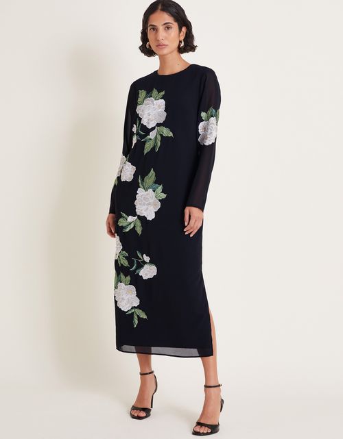 Ariah Column Embellished Midi...