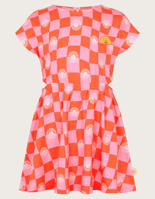 Cut-Out Checkerboard Sundress...