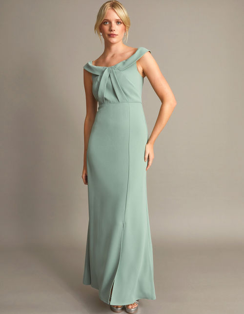 Beatrice Crepe Bardot Maxi...