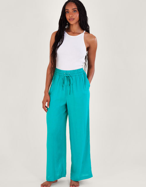 Vicki Plain Trousers Blue