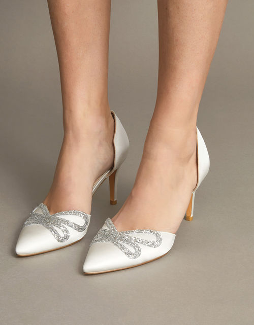 Glitter Bow Pointed Toe...