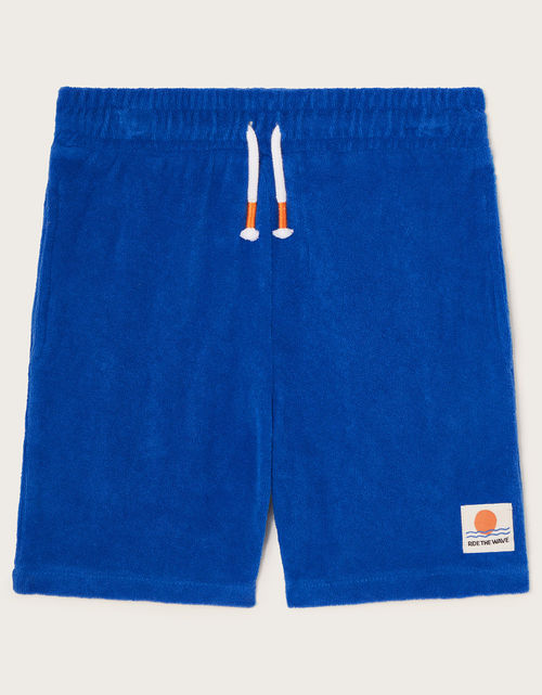 Towelling Shorts Blue