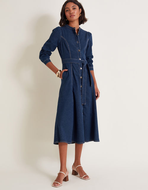 Lulu Denim Dress Blue