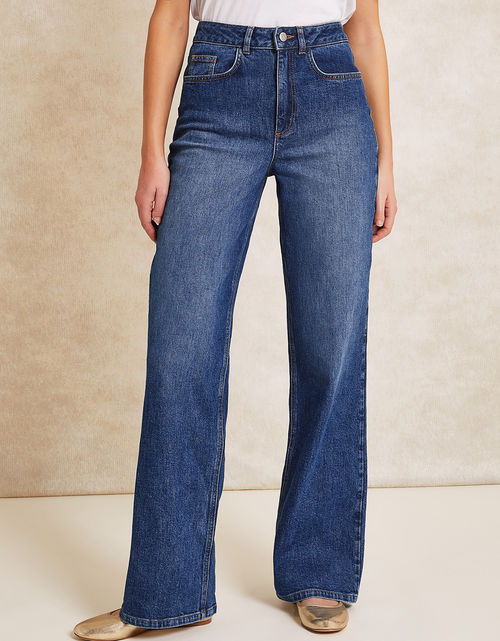 Ruby Wide Leg Jeans Blue