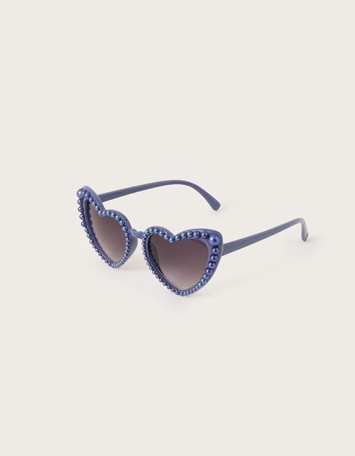 Bridal Heart Sunglasses Blue