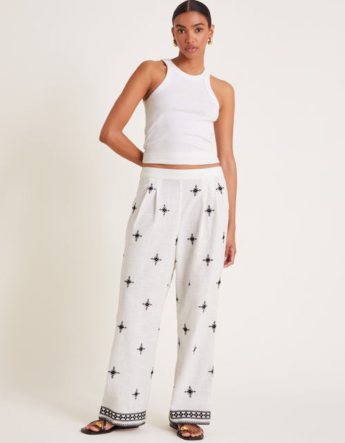 Eleanor Embroidered Trousers...