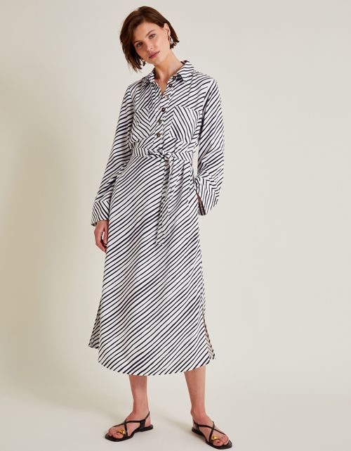 Sabitha Stripe Midi Shirt...