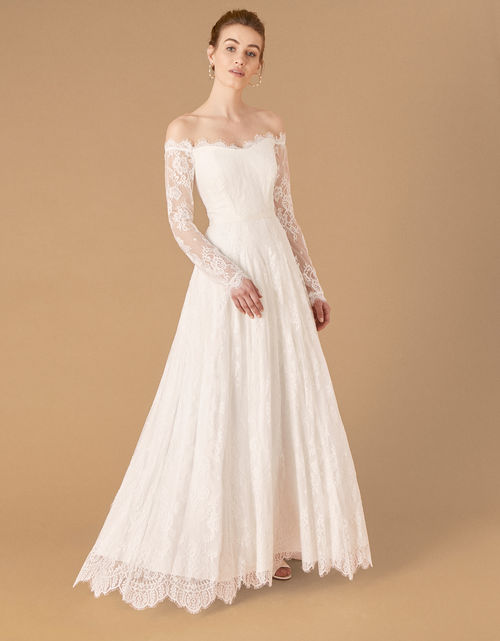 Cecily Bridal Bardot Lace...