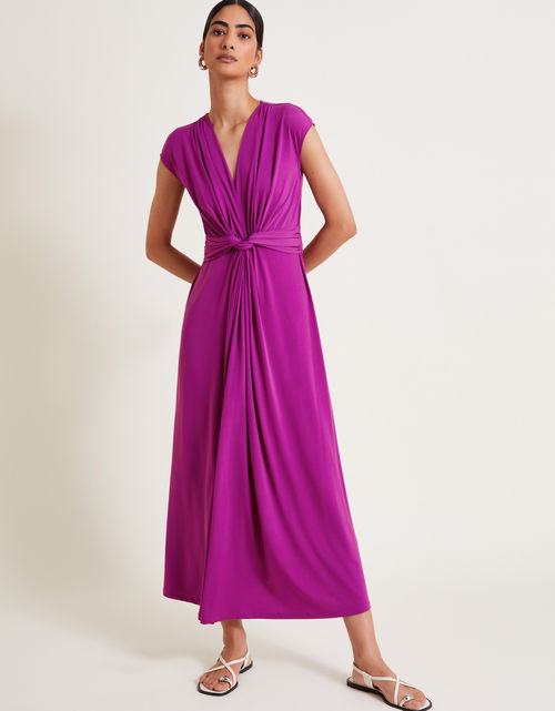 Jaya Jersey Maxi Dress Purple