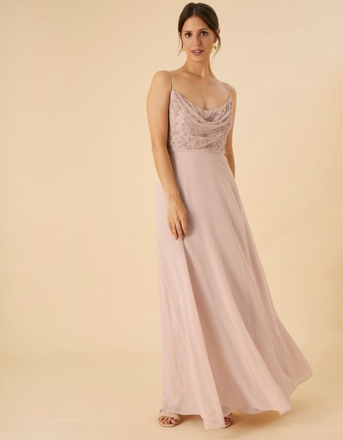 Campbell Cowl Neck Maxi Dress...