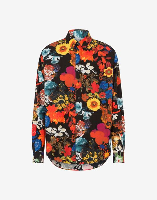 Allover Flowers Poplin Shirt