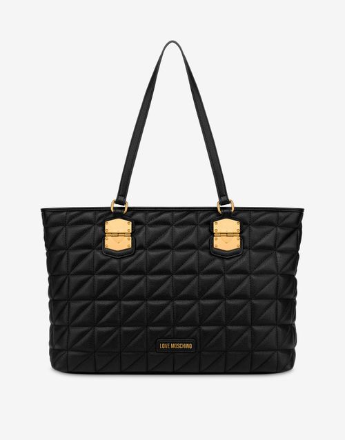 Click Heart Quilted Shopper