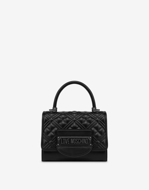 Quilted Tab Mini Handbag