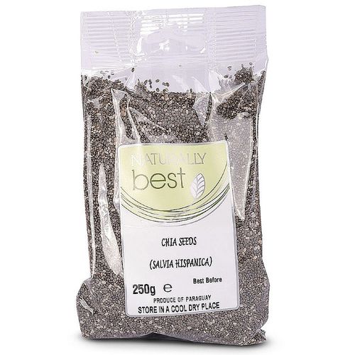 Chia Seeds (Salvia Hispanica), A Source Of Omega 3, Fibre & Protein 250G