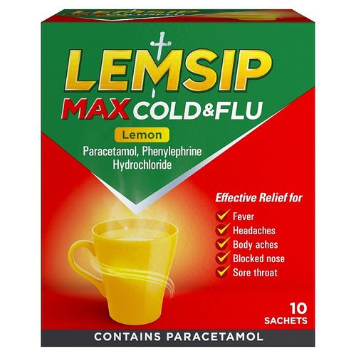 Lemsip Max Cold & Flu Lemon...