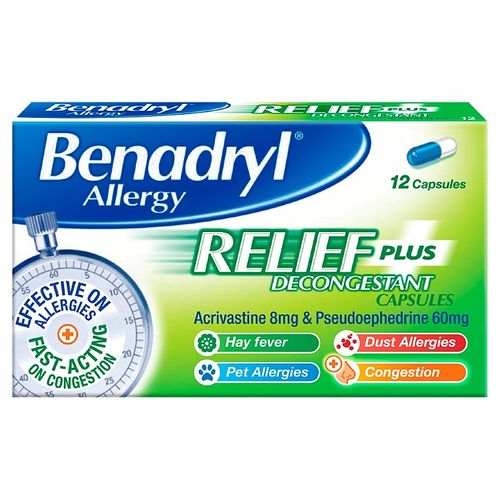 Benadryl Allergy Relief Plus...