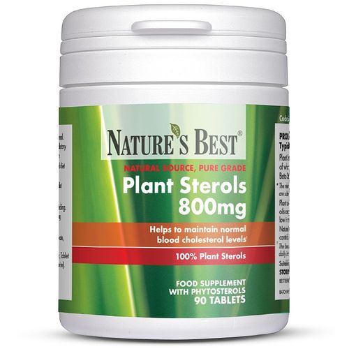 Plant Sterols 800Mg, 100% Free Sterols 90 Tablets