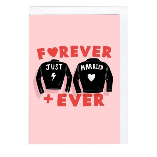 Forever and Ever Wedding Card