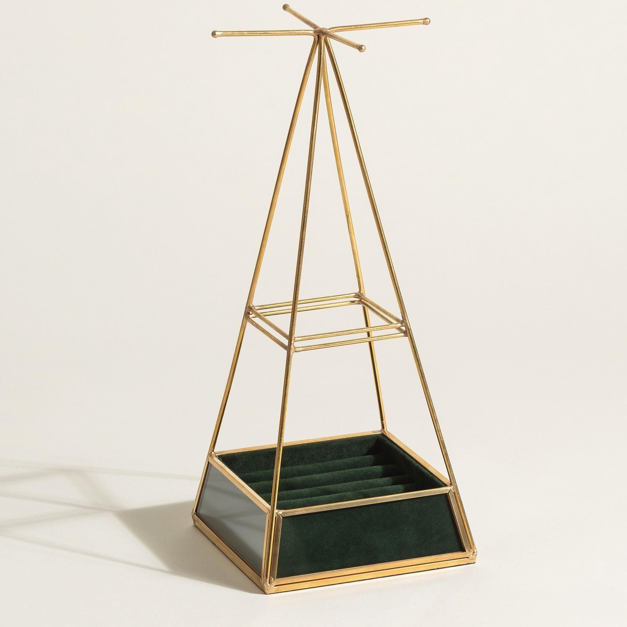 Pyramid sales jewellery stand